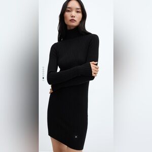 Mango fitted turtleneck dress *never worn*